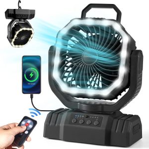 Cooling and Lighting Our Adventures: Odoland Camping Fan Review