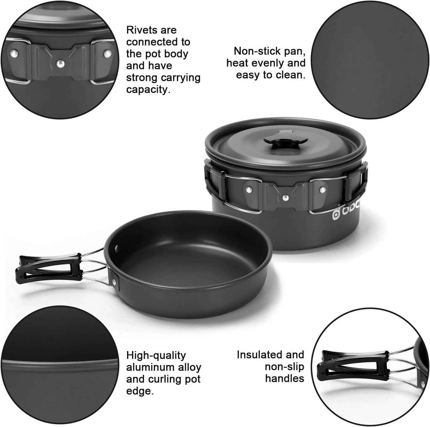 why We Love the odoland 15pcs Cookware Set for ​Two