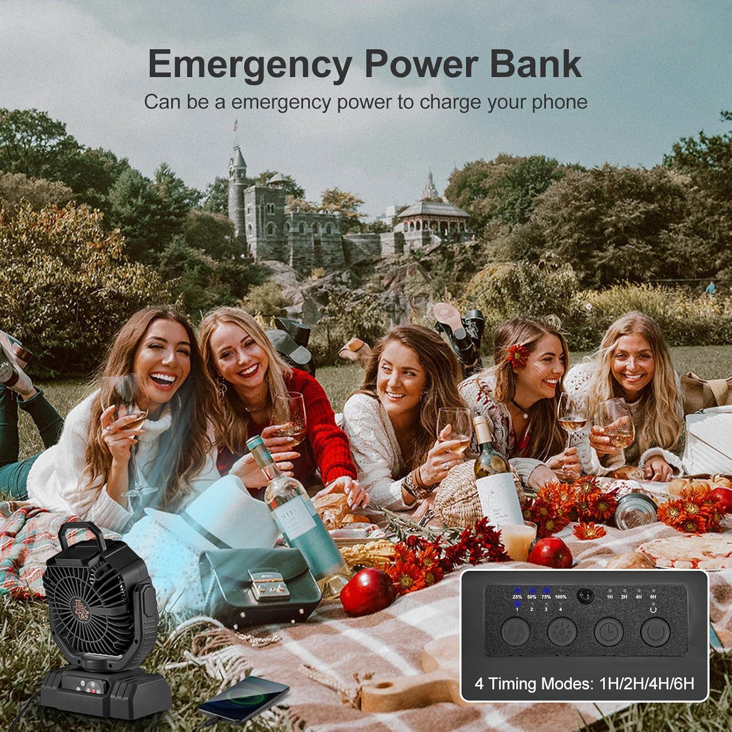 Cooling and Lighting Our Adventures: Odoland Camping Fan Review